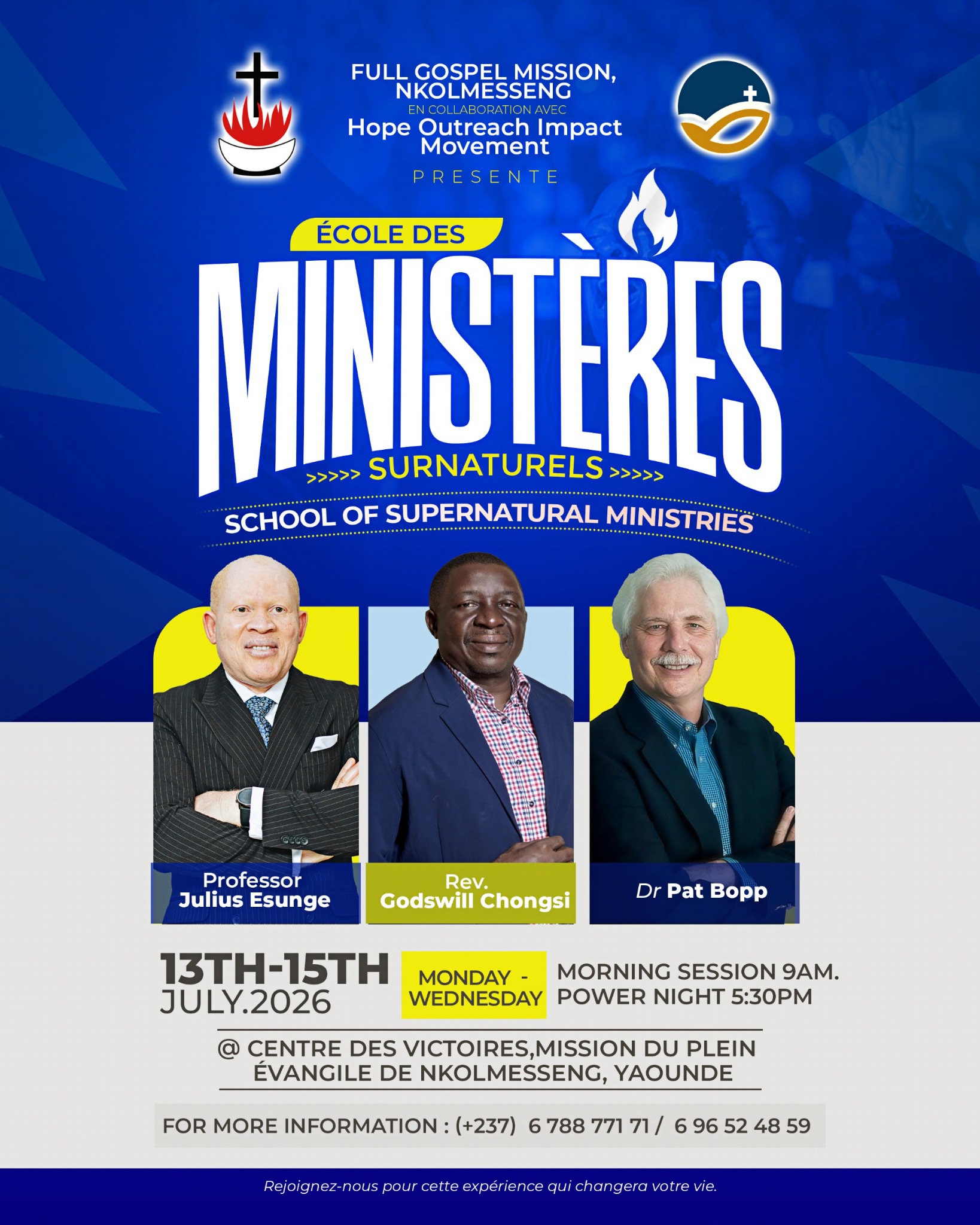 School of Supernatural Ministries Yaoundé 2026